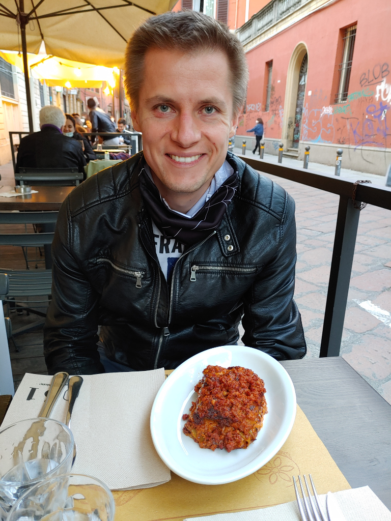 Mirek a lasagne v Itálii 2020