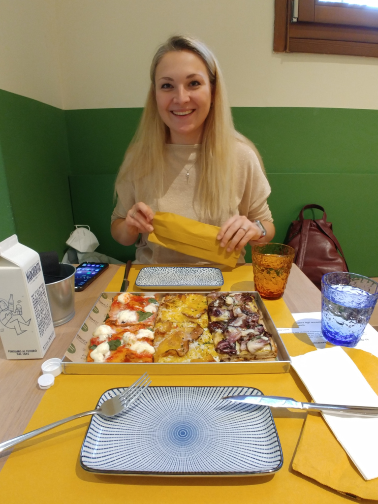 Verča a pizza v Itálii 2020