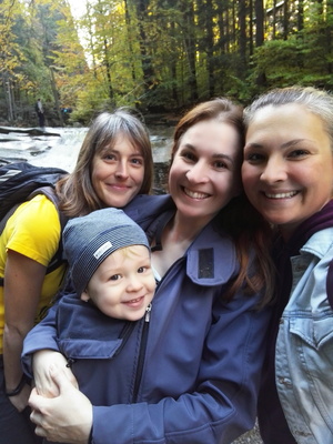 Sestry BaKaVe s Tedíkem, Krkonoše 2019