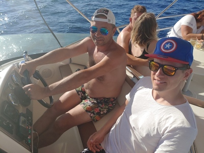 2020 Kapitán Amerika Mirek a kapitán lodi Pepa